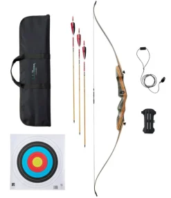 Fashion L.L.Bean " Deluxe Family Archery Set" NaturalWood