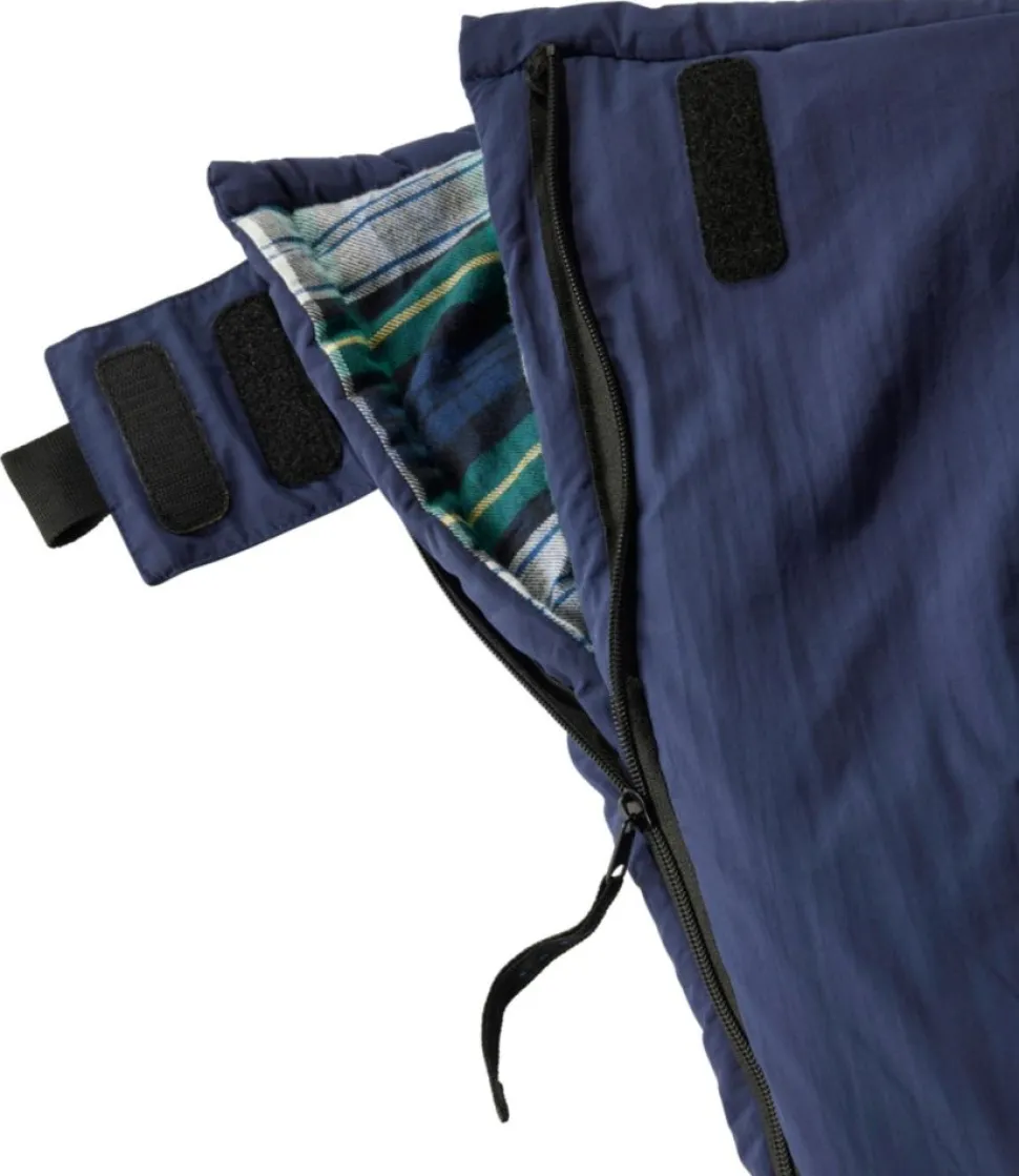 Hot L.L.Bean " Flannel Lined Camp Sleeping Bag, 40°"