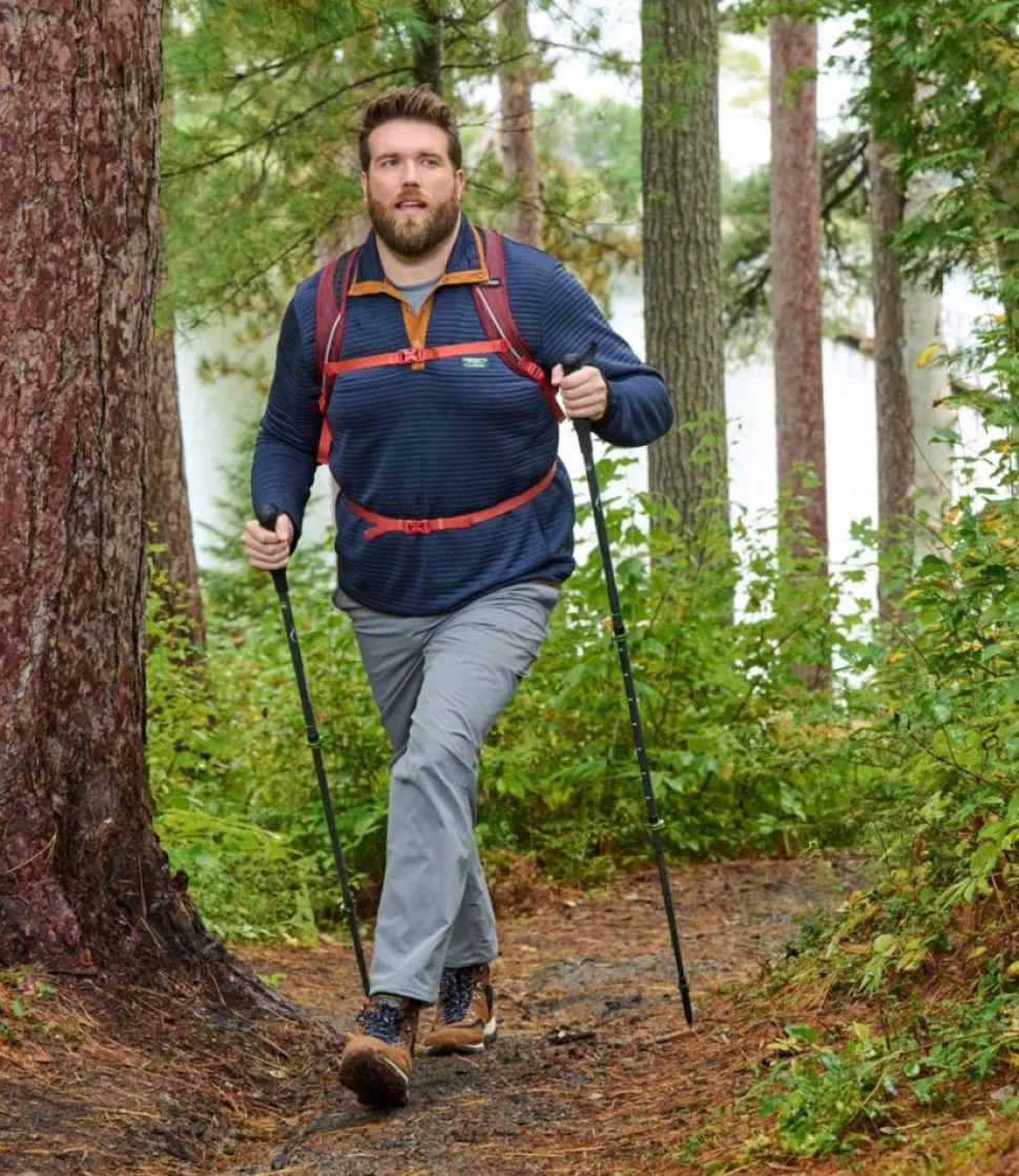 Online L.L.Bean " Hikelite Four-Season Carbon Hiking Poles" CarbonMatte/GreenTransparent