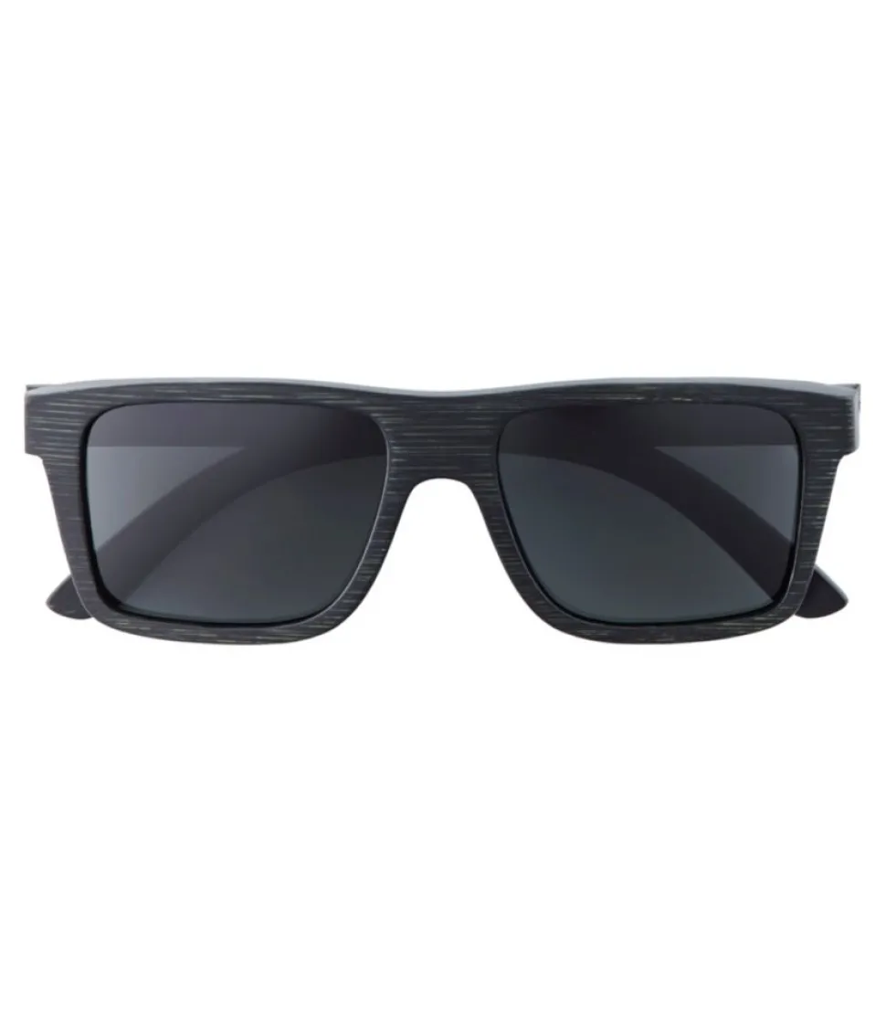 Shop L.L.Bean " King Pine Polarized Wooden Sunglasses" EbonyWood/Blackthorn