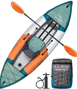 Cheap L.L.Bean " Manatee Inflatable Kayak Package, 10'" AdventureTopo