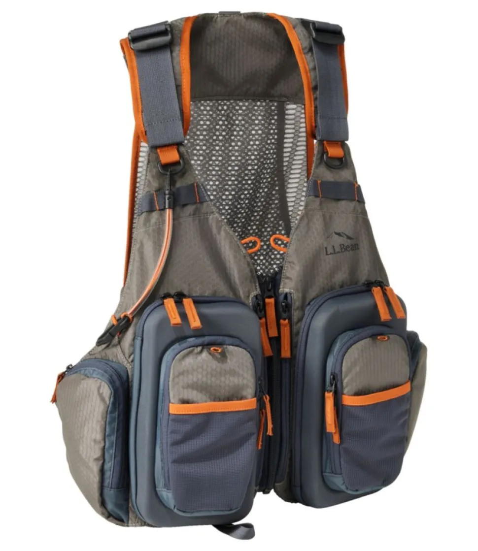 Hot L.L.Bean " Rapid River Vest Pack II" Asphalt