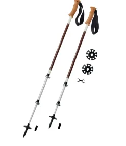 Outlet L.L.Bean " Ridge Runner Hiking Poles, Tall" Currant/SilverBirch