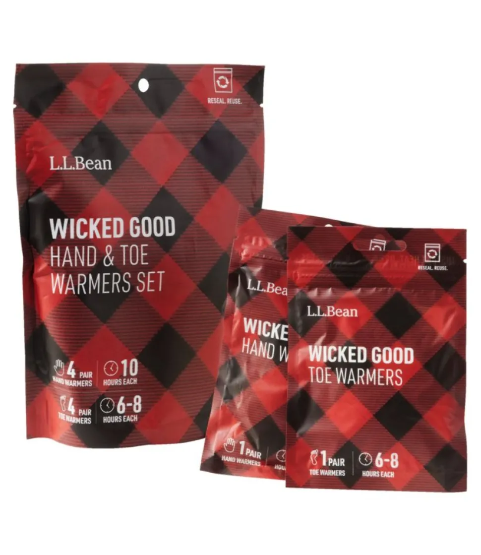 Flash Sale L.L.Bean " Wicked Good Hand/Toe Warmers Combo Set" NotApplicable