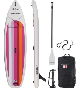 Outlet L.L.Bean " X Summersalt Bayside Inflatable SUP Package, 10'6"" StripeStrawberry