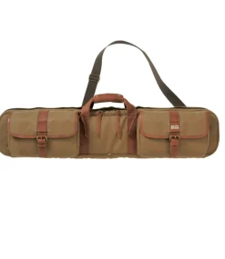Best L.L.Bean "Maine Guide Waxed-Canvas Four-Piece Rod Case" KhakiBrown