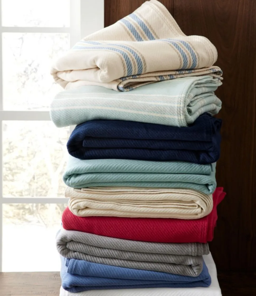 Best Sale L.L.Bean "Maine Twill Blanket"