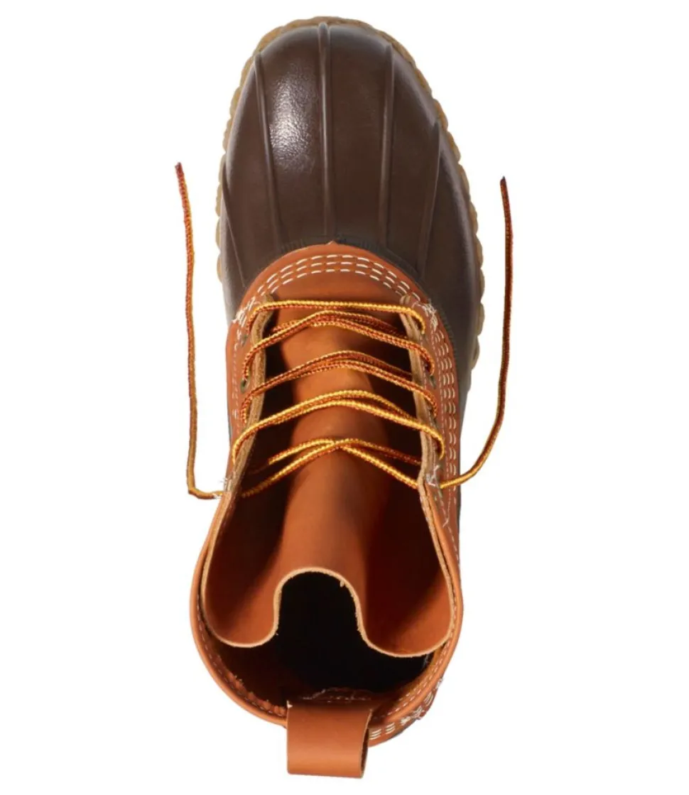 Fashion L.L.Bean "Men's 1912 Bean Boots, 8"" DeepestBrown/ForestShade/TanOpaque