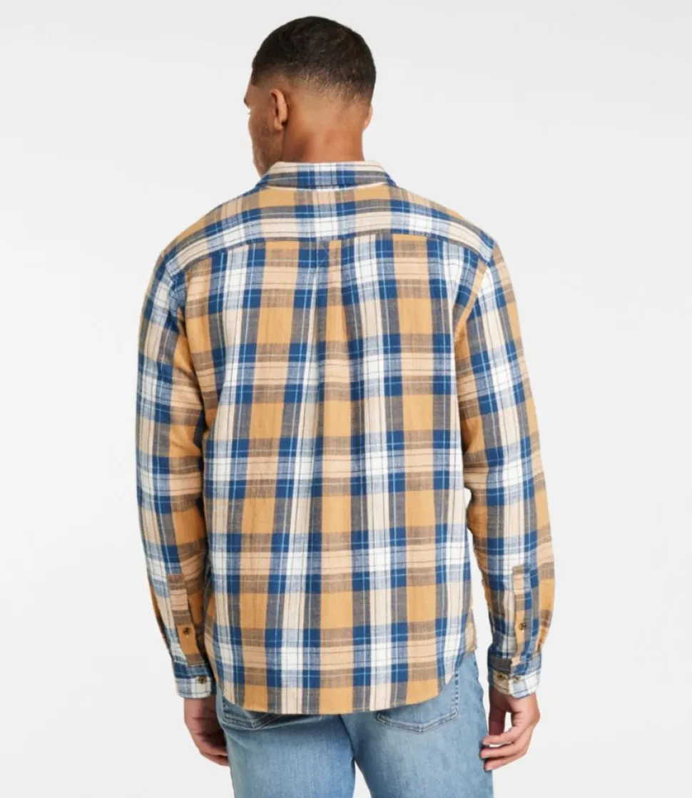 Discount L.L.Bean "Men's 1912 Field Flannel Shirt, Slightly Fitted Untucked Fit, Plaid"