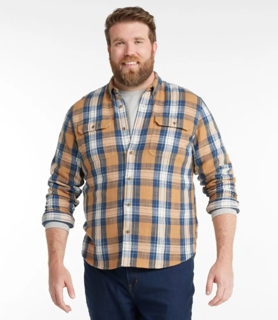 Discount L.L.Bean "Men's 1912 Field Flannel Shirt, Slightly Fitted Untucked Fit, Plaid"