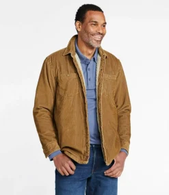 Outlet L.L.Bean "Men's 1912 Heritage Lined Shirt Jac, Corduroy"