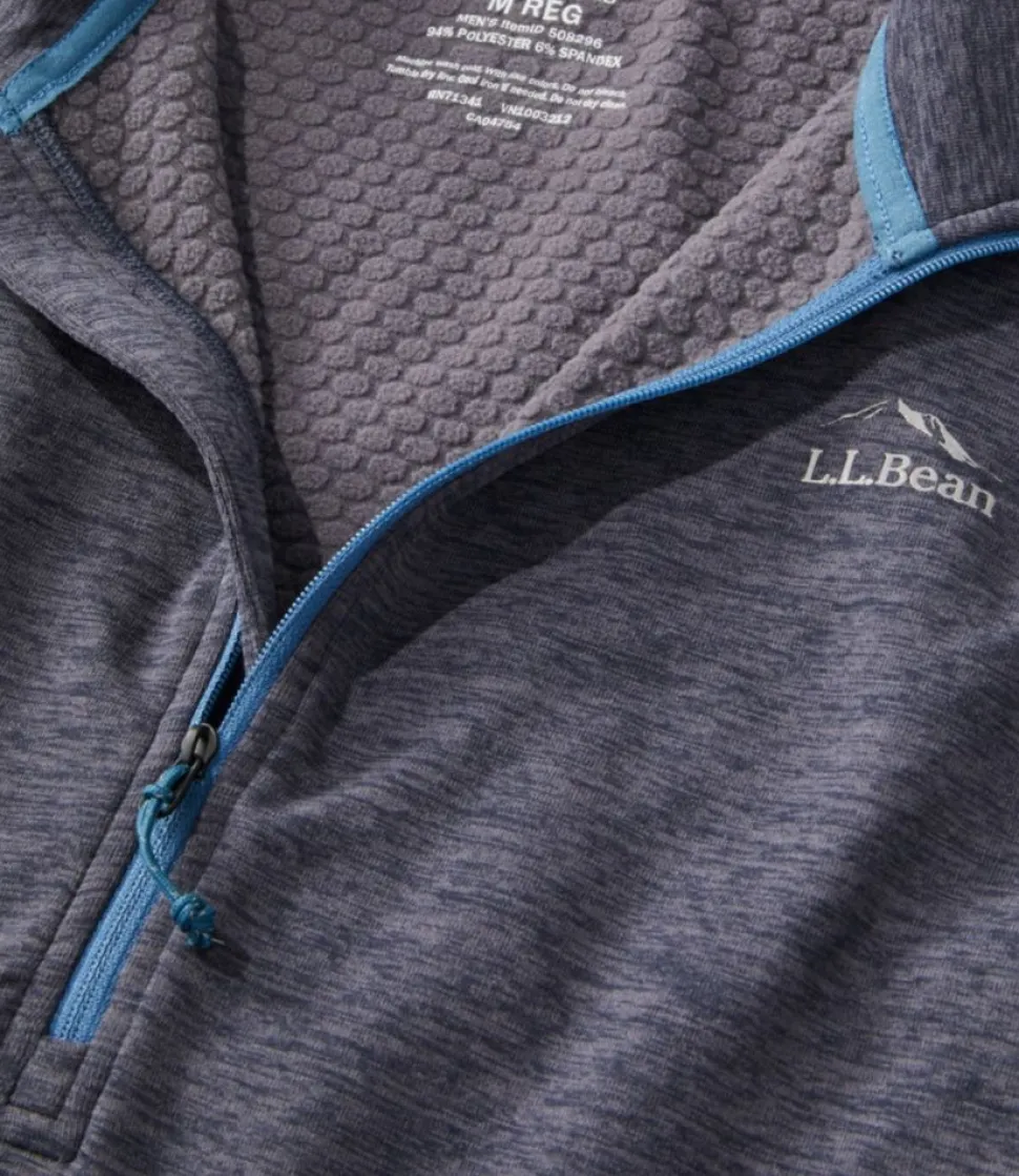 Clearance L.L.Bean "Men's Adventure Grid Fleece, Quarter-Zip"
