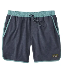 Fashion L.L.Bean "Men's All-Adventure Swim Shorts, 7"" CarbonNavy