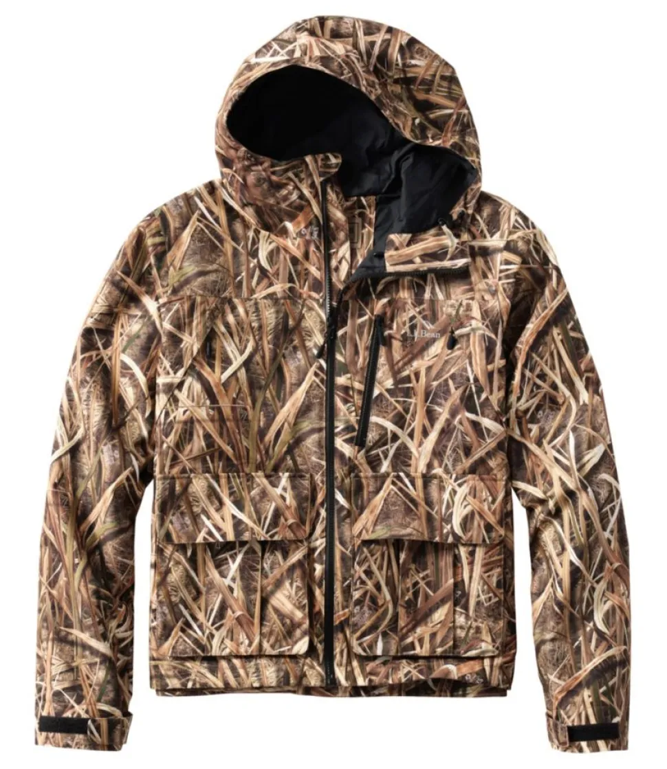 Flash Sale L.L.Bean "Men's Apex Waterfowl Jacket" MossyOakShadowGrassHabitat