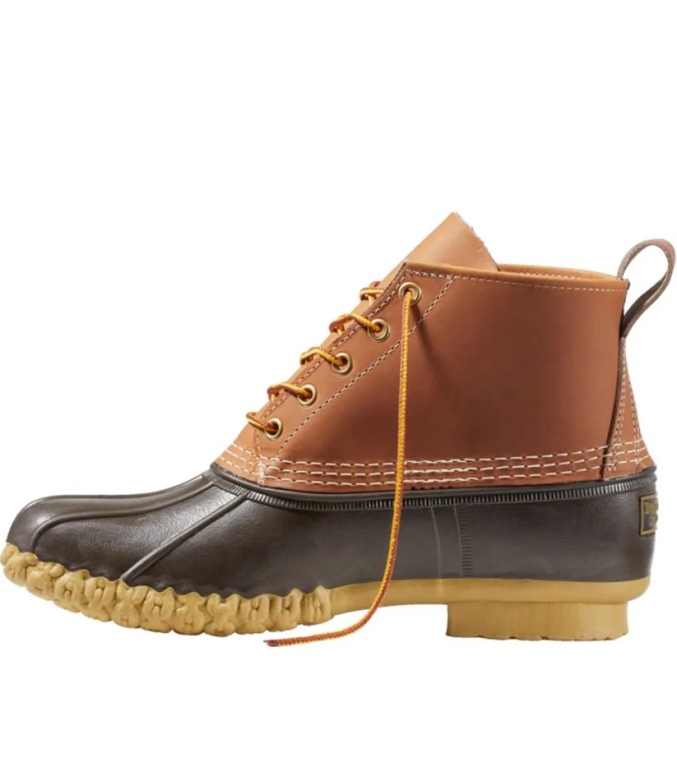 Clearance L.L.Bean "Men's Bean Boots, 6"" Tan/BeanBootBrown/Gum