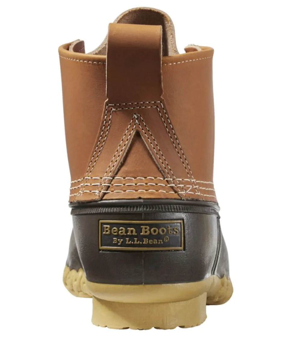 Clearance L.L.Bean "Men's Bean Boots, 6"" Tan/BeanBootBrown/Gum