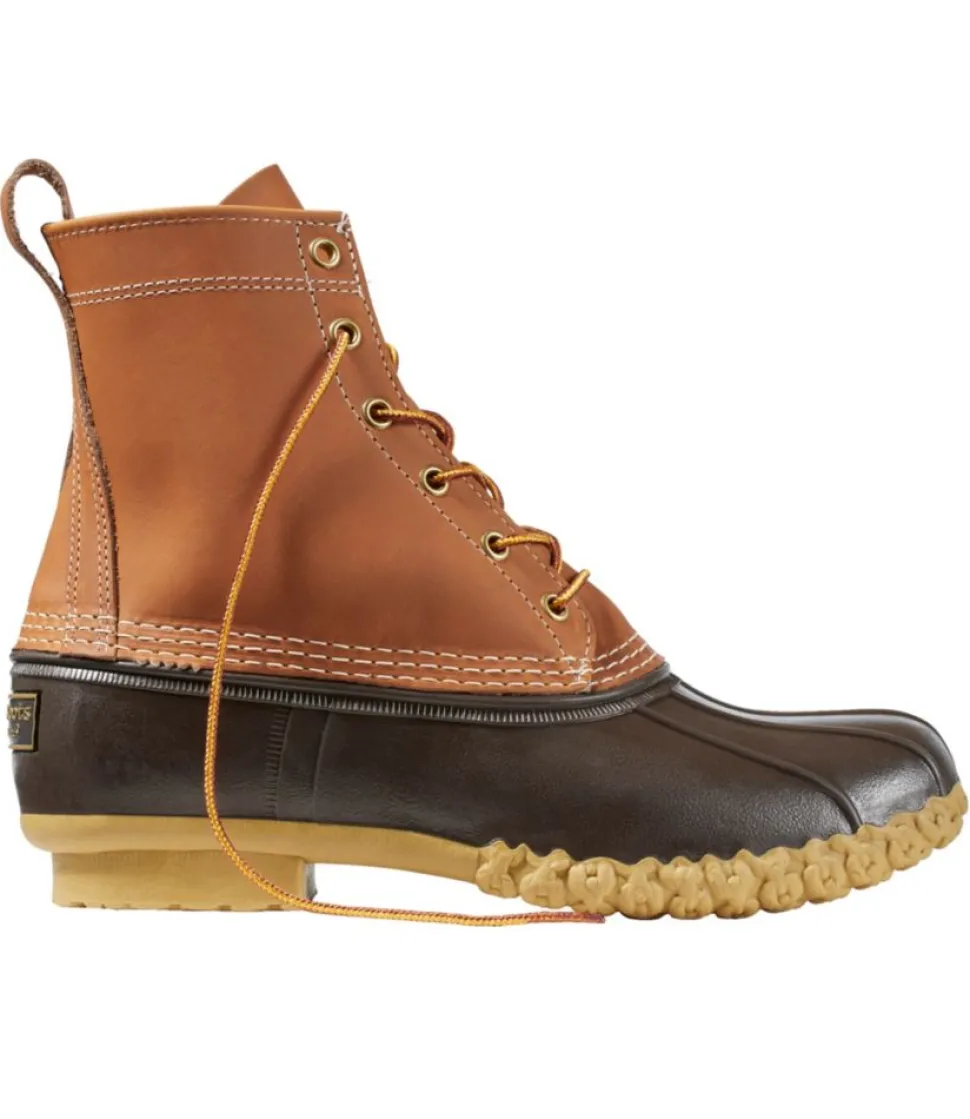Outlet L.L.Bean "Men's Bean Boots, 8"" Tan/BeanBootBrown/Gum