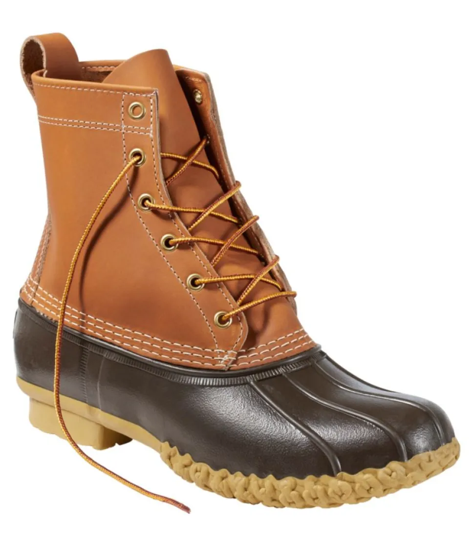 Outlet L.L.Bean "Men's Bean Boots, 8"" Tan/BeanBootBrown/Gum