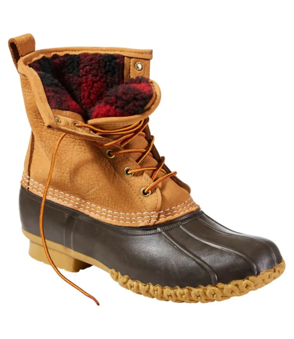 Fashion L.L.Bean "Men's Bean Boots, 8" Fleece-Lined Insulated"