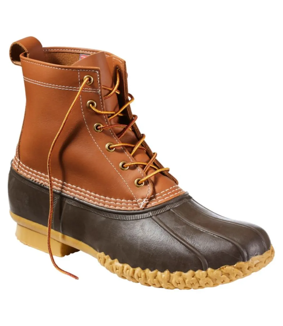 Flash Sale L.L.Bean "Men's Bean Boots, 8" Insulated" Tan/BeanBootBrown/Gum