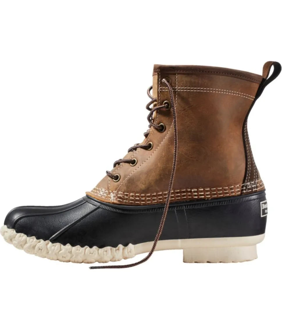 Best Sale L.L.Bean "Men's Bean Boots, 8" Limited Edition Shearling-Lined Insulated" DarkEarth/Black/Natural