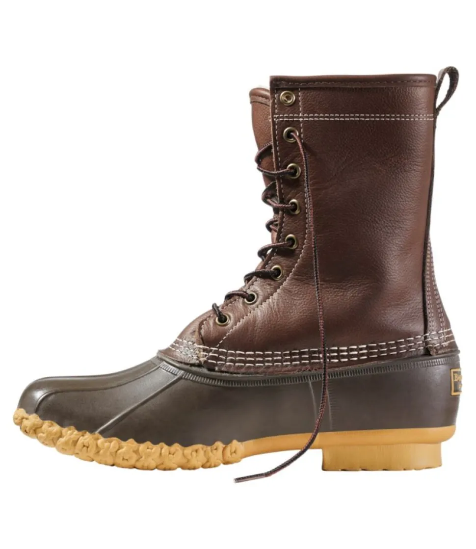 Flash Sale L.L.Bean "Men's Bean Boots, 10" Shearling-Lined" Brown/Brown