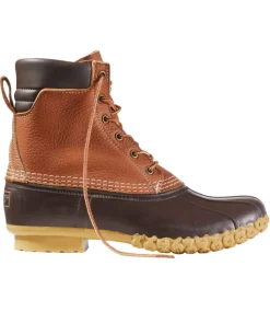Flash Sale L.L.Bean "Men's Bean Boots, 8" Tumbled Leather" Tan/Brown