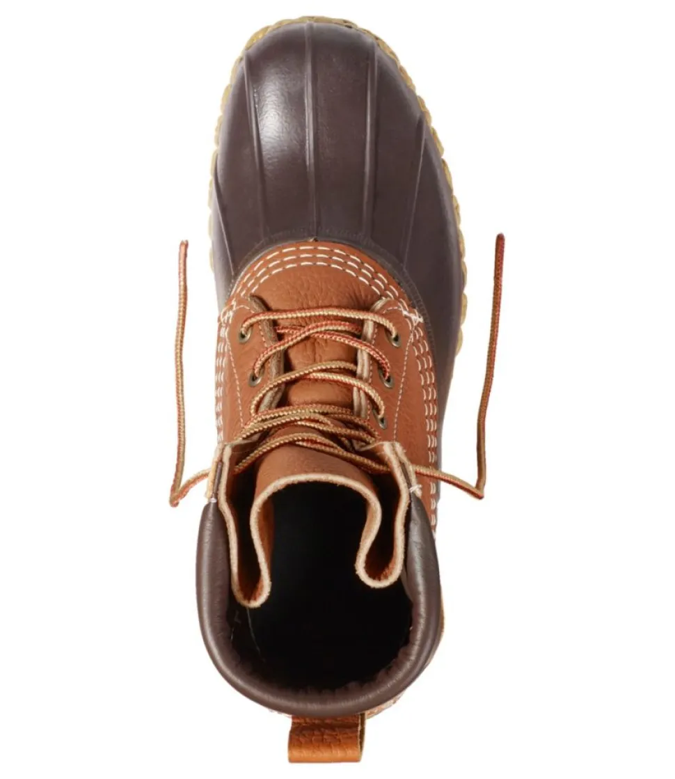 Flash Sale L.L.Bean "Men's Bean Boots, 8" Tumbled Leather" Tan/Brown