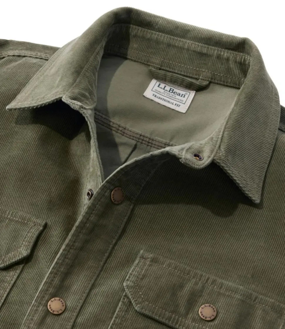 Cheap L.L.Bean "Men's BeanBuilt Corduroy Shirt Jac"