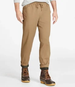 Flash Sale L.L.Bean "Men's BeanFlex® Canvas Pull-On Pants, Lined, Standard Fit"