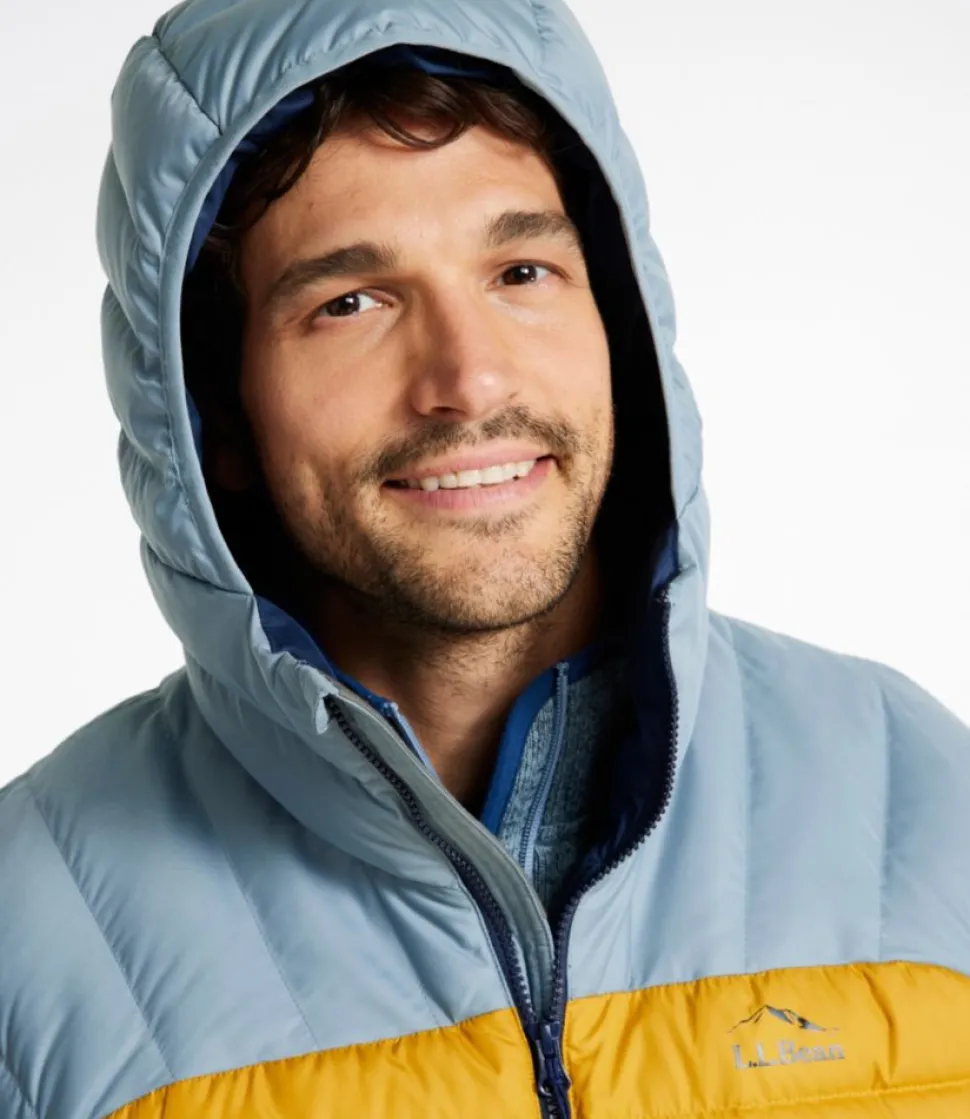 Best Sale L.L.Bean "Men's Bean's Down Hooded Jacket, Colorblock"