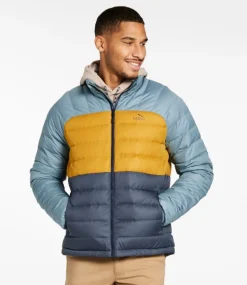 Cheap L.L.Bean "Men's Bean's Down Jacket, Colorblock"