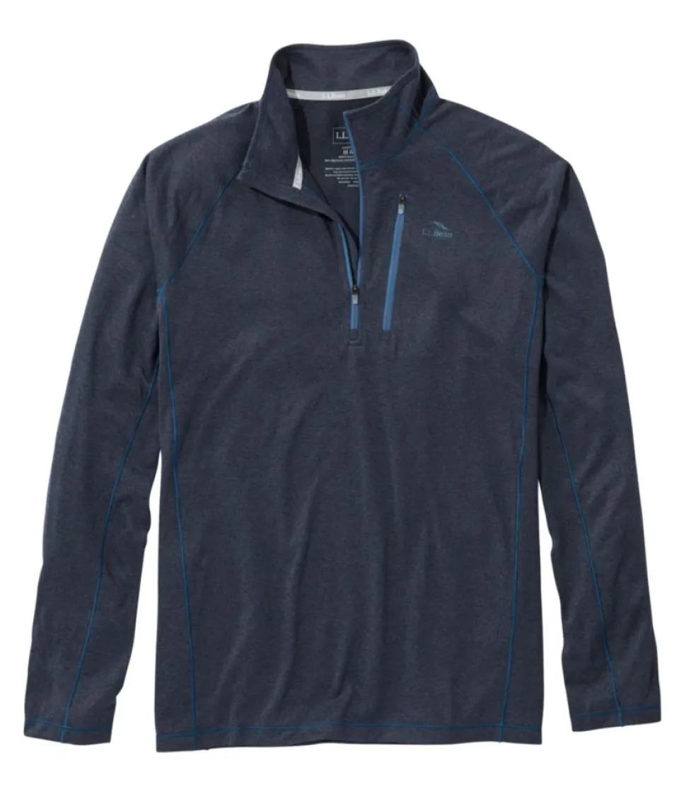 Fashion L.L.Bean "Men's Bean's Quick Dry Trail Tee 1/4 Zip"