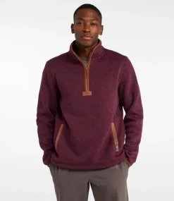 Shop L.L.Bean "Men's Bean's Sweater Fleece Half-Zip Pullover"