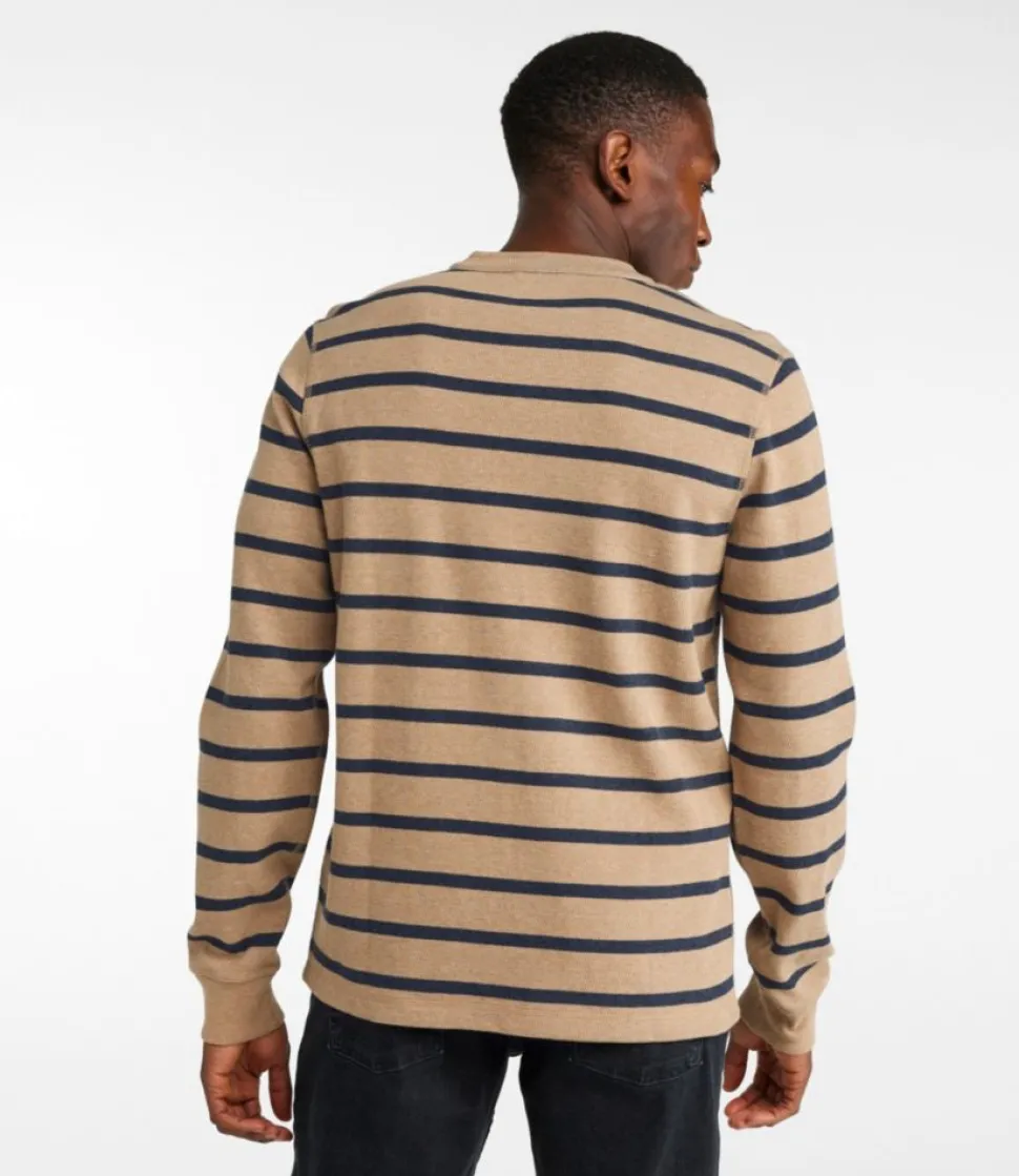 Online L.L.Bean "Men's Bean's Vintage Soft Knit Henley, Stripe"