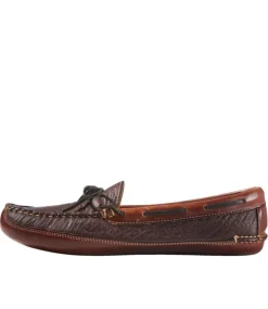 Cheap L.L.Bean "Men's Bison Double-Sole Slippers, Leather-Lined" Raisin