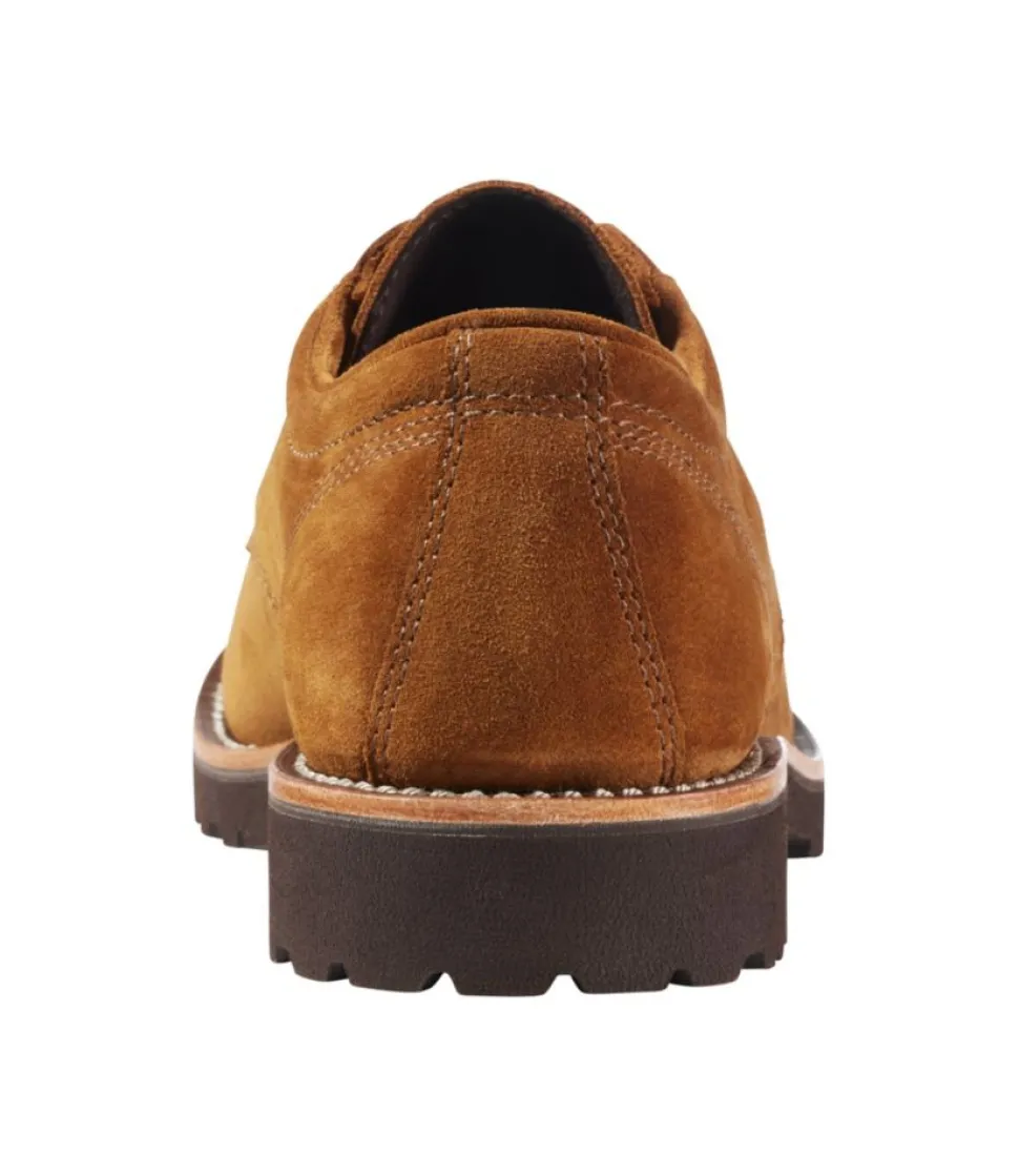Outlet L.L.Bean "Men's Bucksport Shoes, Plain Toe Suede" Syrup