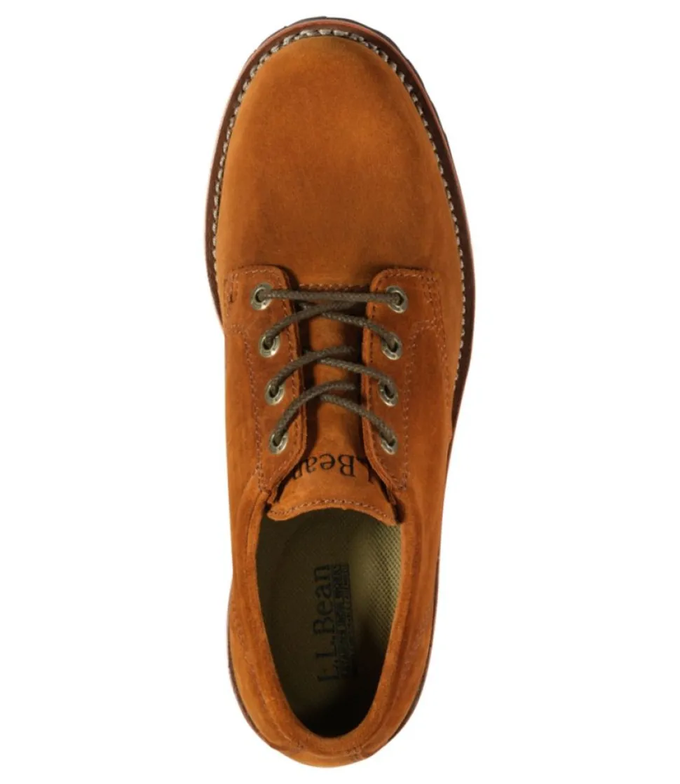 Outlet L.L.Bean "Men's Bucksport Shoes, Plain Toe Suede" Syrup
