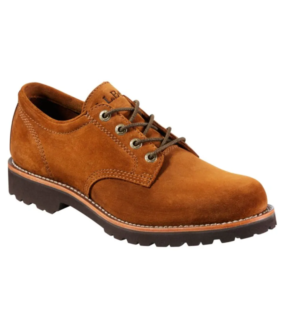 Outlet L.L.Bean "Men's Bucksport Shoes, Plain Toe Suede" Syrup