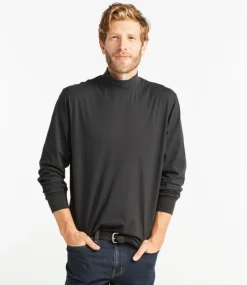 Cheap L.L.Bean "Men's Carefree Unshrinkable Mockneck Shirt"