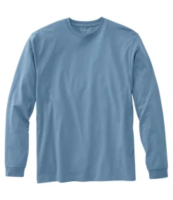 Sale L.L.Bean "Men's Carefree Unshrinkable Tee, Traditional Fit, Long-Sleeve"