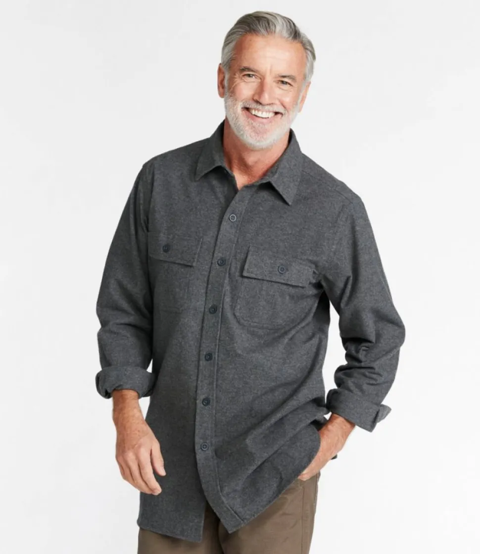 Discount L.L.Bean "Men's Chamois Shirt, Slightly Fitted"