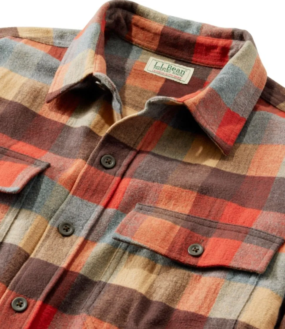 Outlet L.L.Bean "Men's Chamois Shirt, Traditional Fit, Plaid"