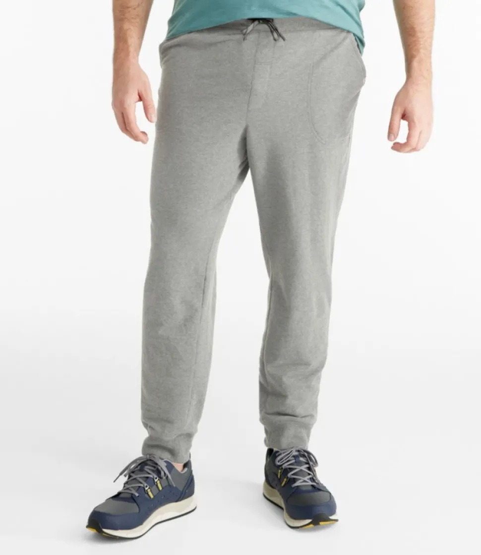 Flash Sale L.L.Bean "Men's Comfort Camp Sweatpants, Logo" BrightMarinerHeather/Logo