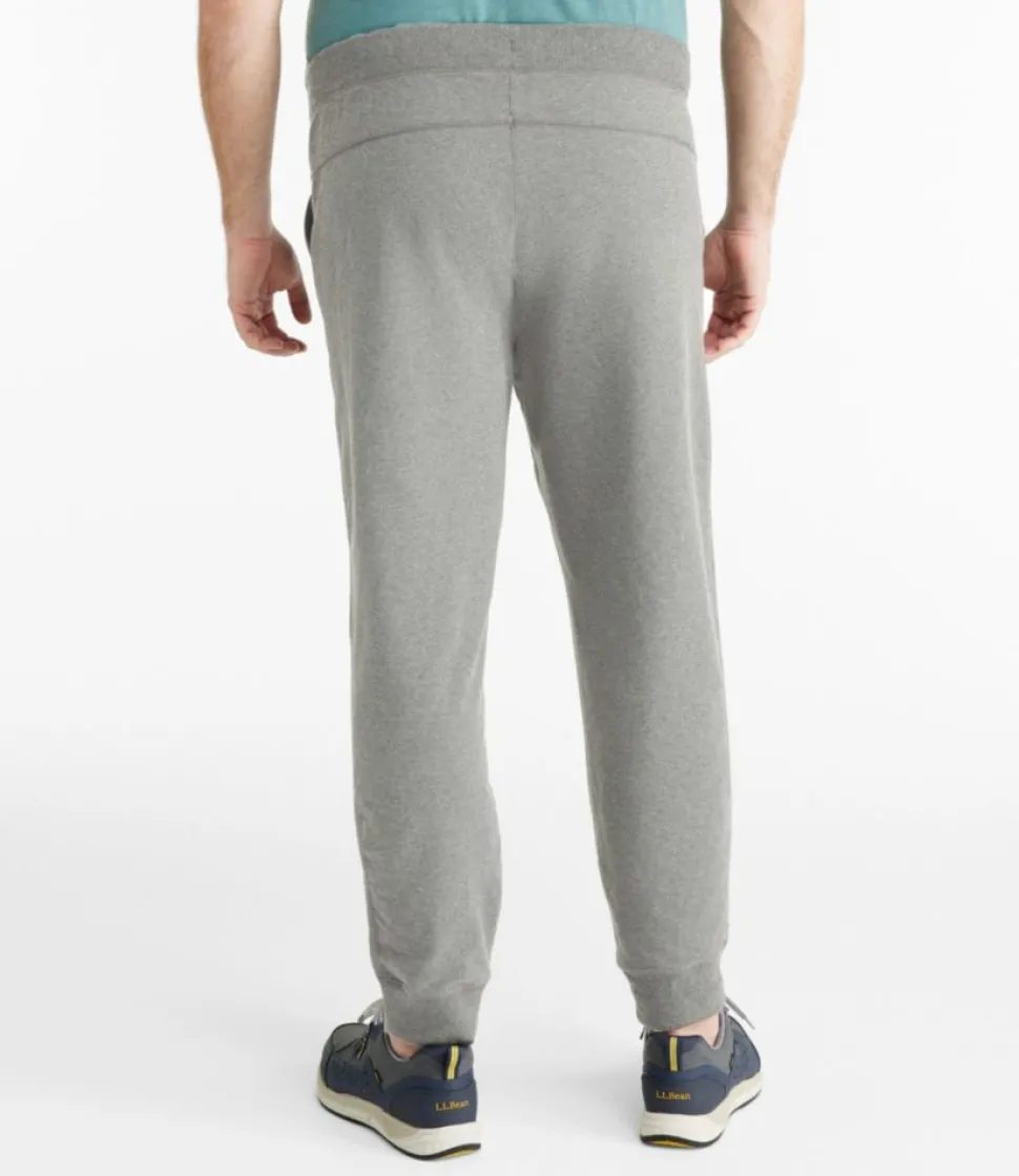 Flash Sale L.L.Bean "Men's Comfort Camp Sweatpants, Logo" BrightMarinerHeather/Logo