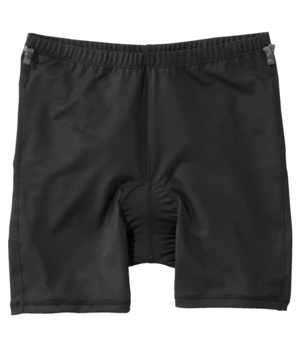 Cheap L.L.Bean "Men's Comfort Cycling Shorts with Liner" AlloyGray