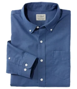 Discount L.L.Bean "Men's Comfort Stretch Oxford Shirt, Slightly Fitted Untucked Fit"