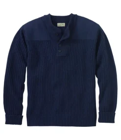 Clearance L.L.Bean "Men's Commando Sweater, Henley"