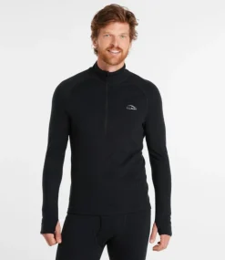 New L.L.Bean "Men's Cresta Midweight 250 Quarter-Zip Top"