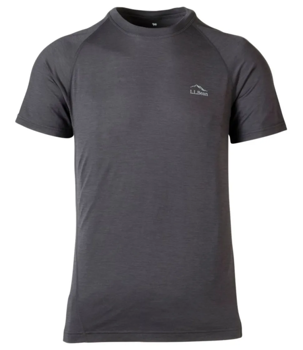 Discount L.L.Bean "Men's Cresta Ultralight 150 Crew Top, Short-Sleeve"